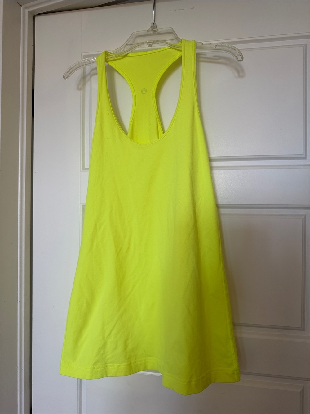 lululemon athletica Neon Yellow Racerback Tank